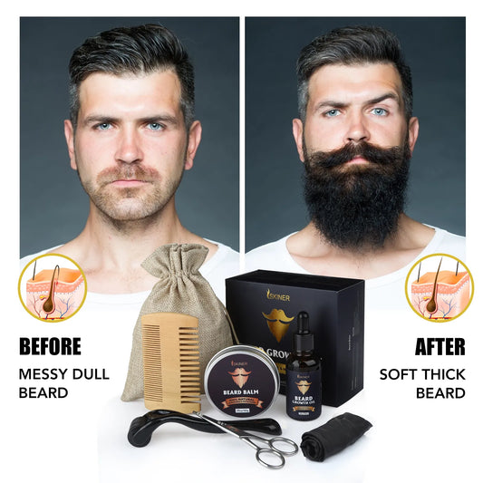 Men's Beard Growth Kit Enhancer